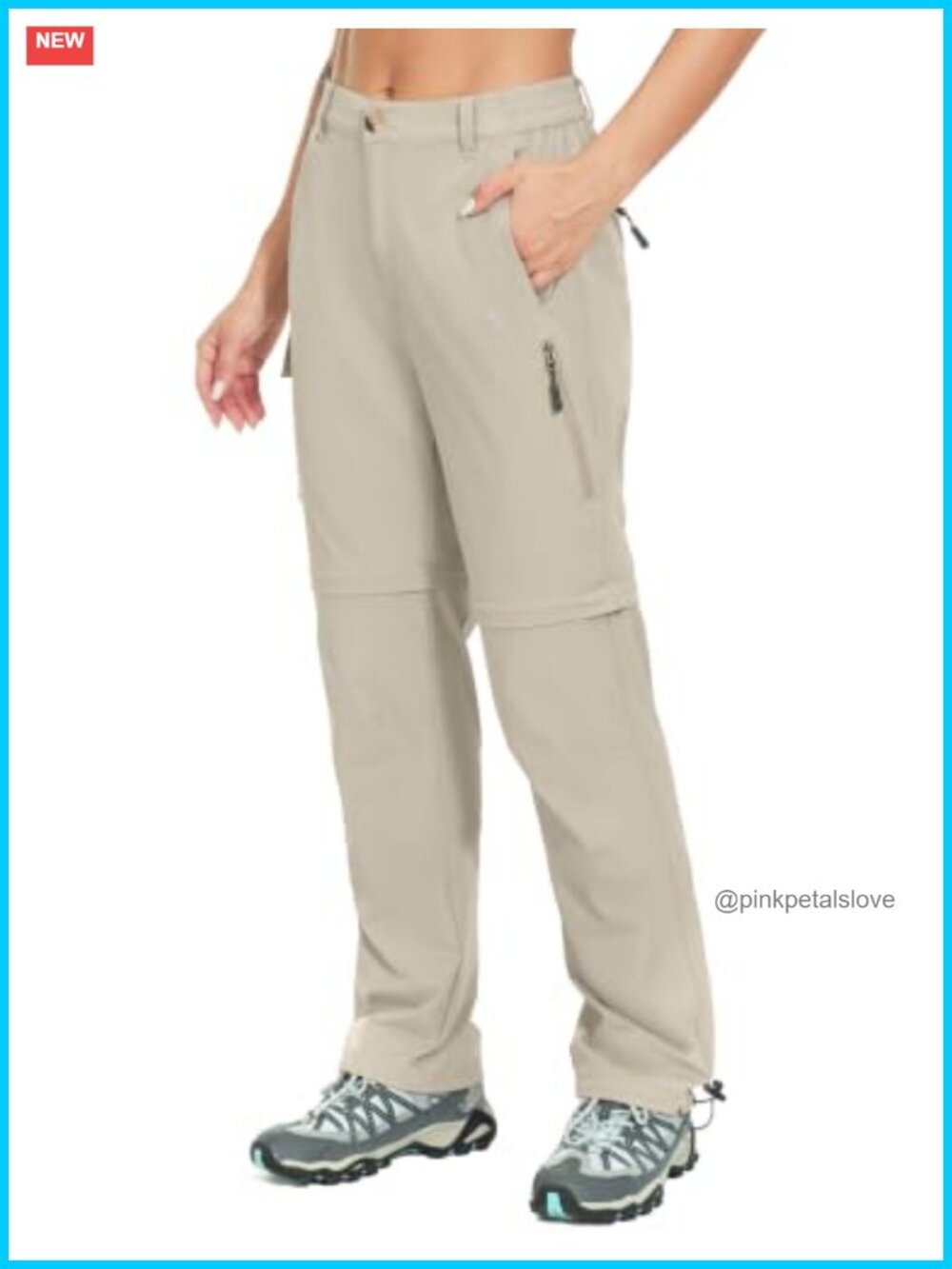 Convertible Zip-Off Quick Dry Hiking Pants 2-in-1 with 7 Pockets
